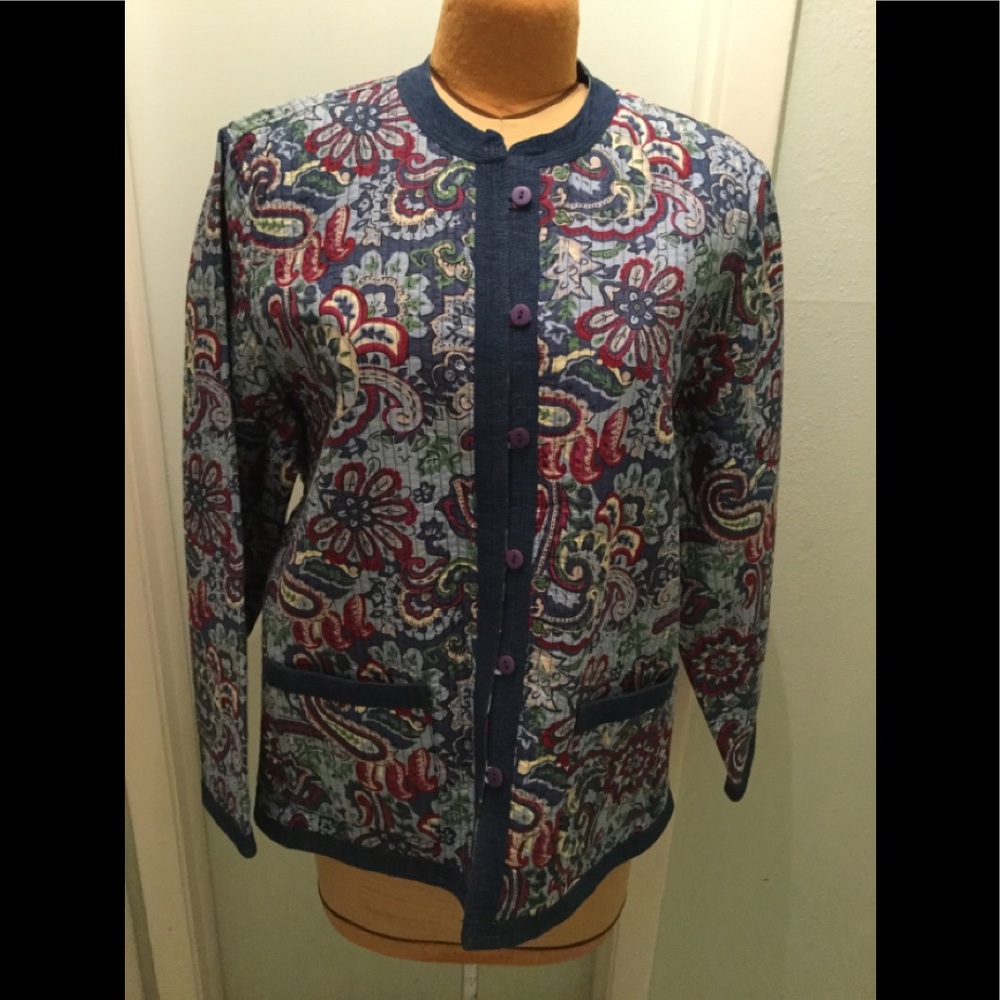 Appleseed Quilted Reversible Jacket 100% Cotton
